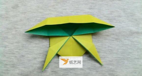 Detailed explanation of the steps of three-dimensional frog origami