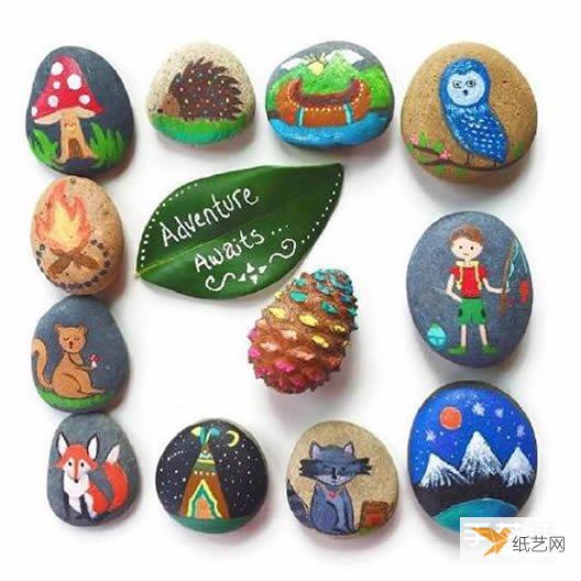 The Art of Turning Stones into Treasures Showcasing Cute Pictures of Hand-painted Pebbles