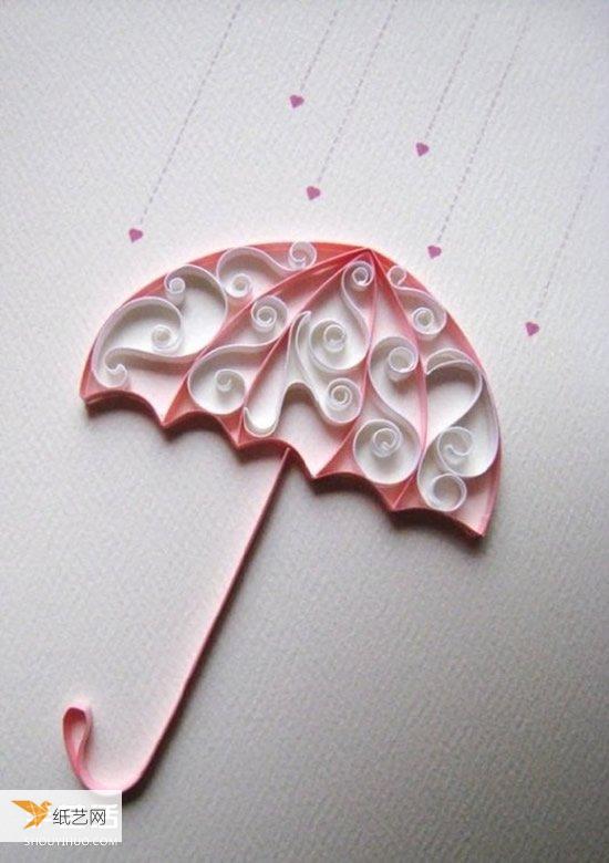 Simple and cute quilling paper pattern pictures and illustrations that are very suitable for beginners