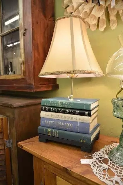 Turn waste into treasure, lamps made from old books!