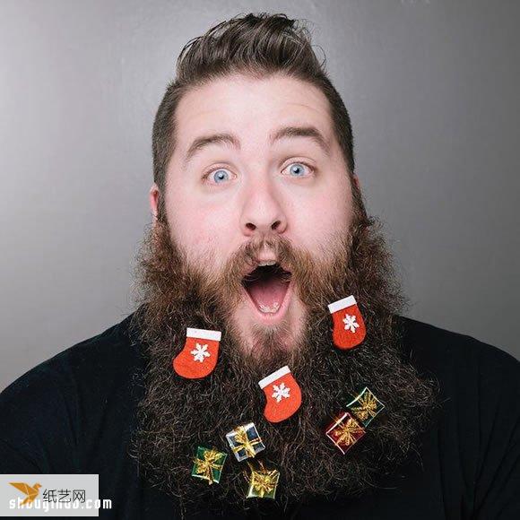 12 weird Christmas beards that make bearded men more personalized