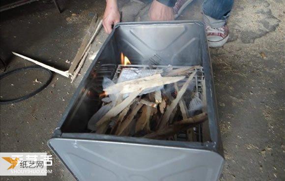 How to make your own simple charcoal grill