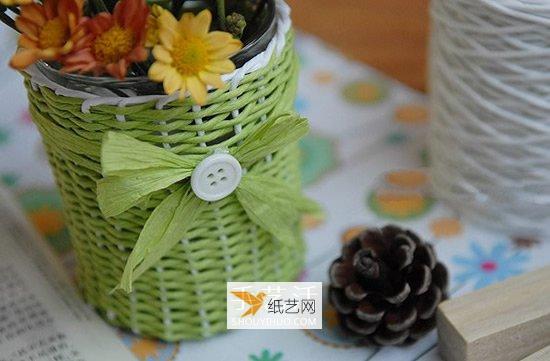 How to make beautiful paper rattan handicrafts