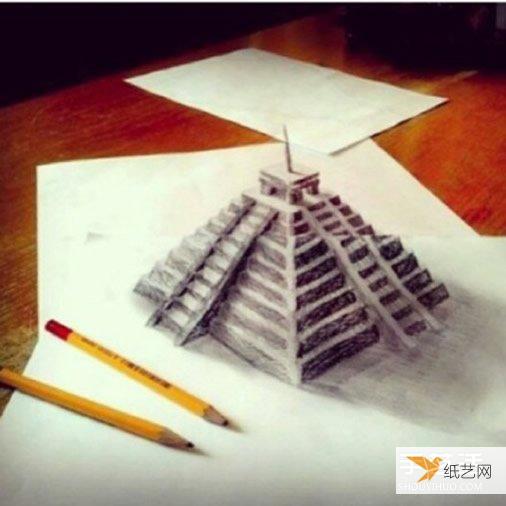 Pictures of creative 3D paintings that “jump out of paper”