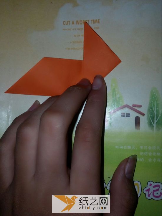 Simple origami bookmark making How to quickly fold a bookmark