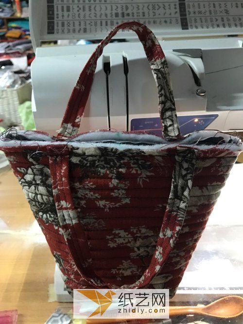 Simple fabric bag for Mothers Day gift