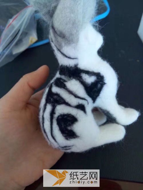 Teach you how to make a wool felt kitten, a cute and cute kitten for Valentine’s Day gift