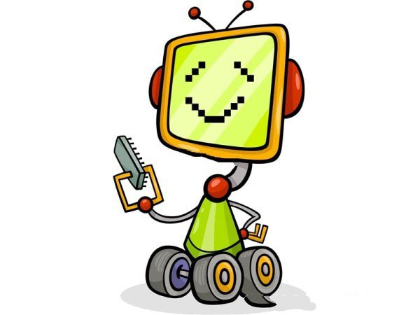 9 Beautiful Robot Simple Drawing Pictures