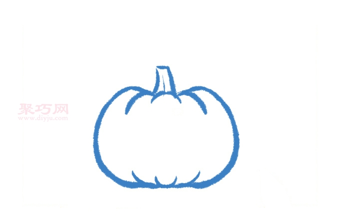 How to draw a Halloween pumpkin lantern simple and beautiful