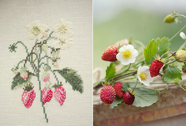 Bits and pieces in the creative handmade DIY embroidery garden