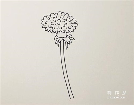 Learn to draw simple drawings, simple drawings of dandelions