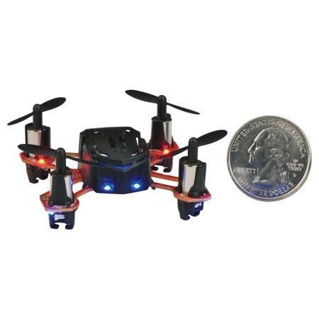 Super compact quadcopter remote control aircraft