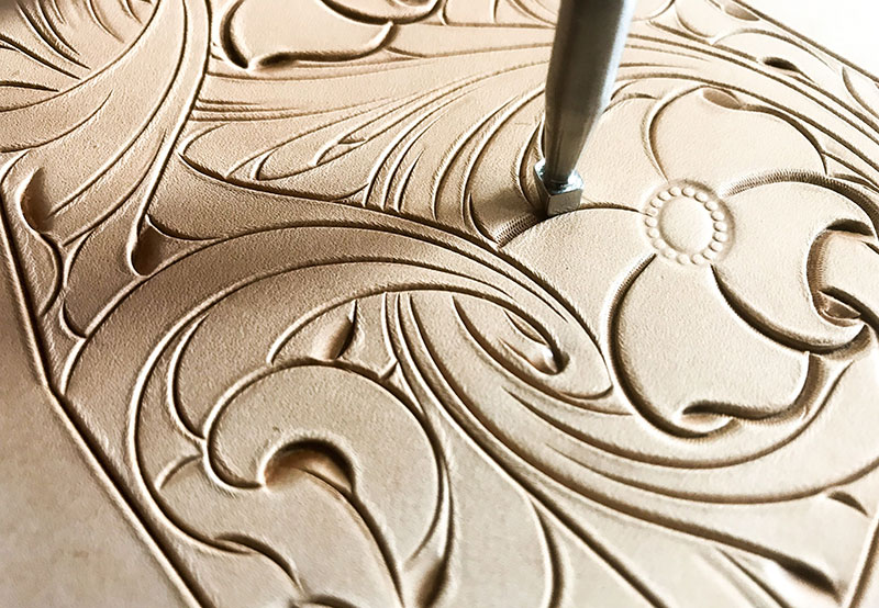 Notebook Leather Carving Making Tutorial