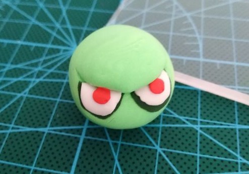 Handmade Plants vs. Zombies Clay Pinch Guide Thistle