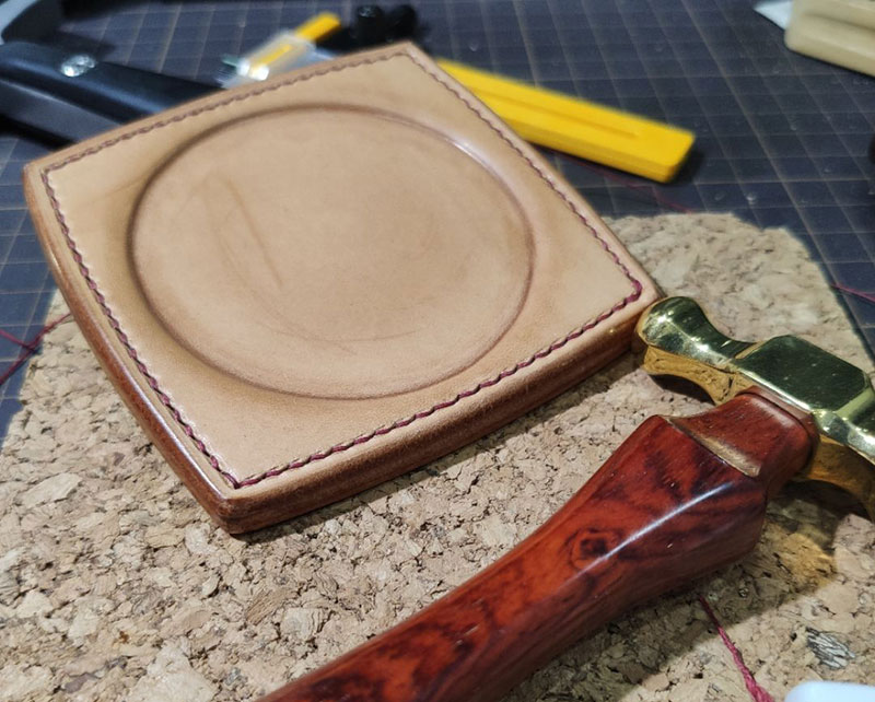 Make coasters and practice drumming