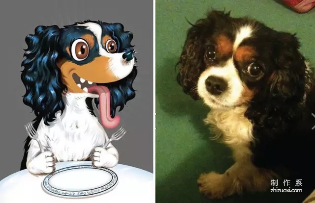 He painted portraits of pets, and they turned out so cute