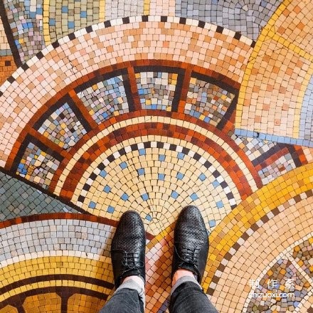 Beautiful Parisian tile art