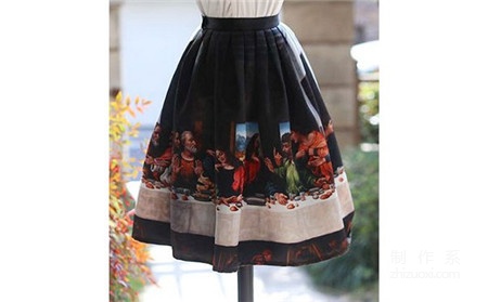  Super literary and artistic skirt of famous paintings