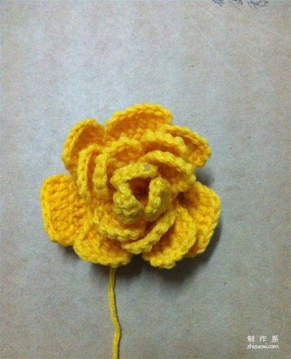 Hand-crochet a beautiful flower to add a unique style to your life.