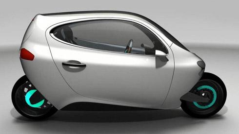 Capsule future electric car