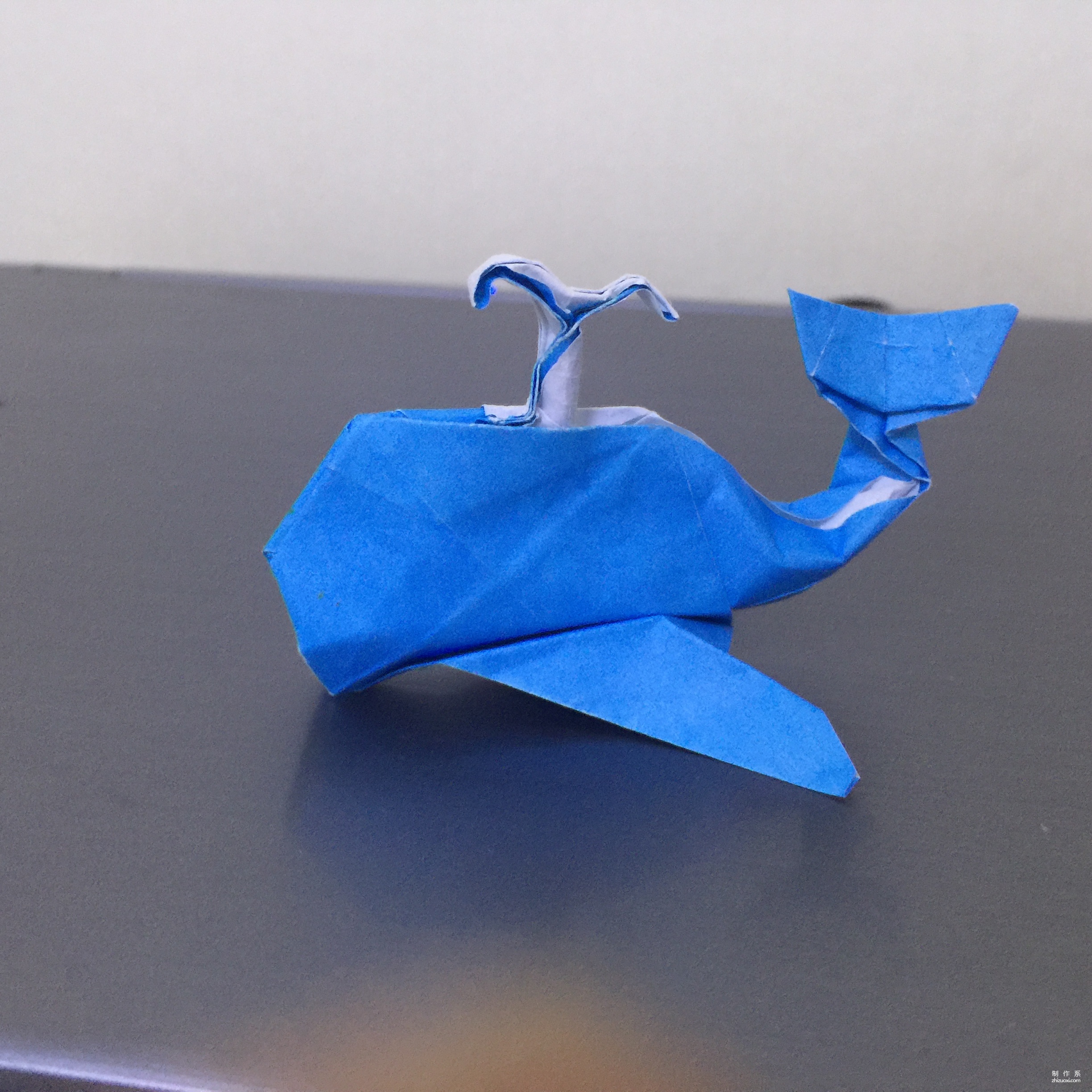 Little whale origami, handmade origami origami tutorial on how to make a cute little whale.