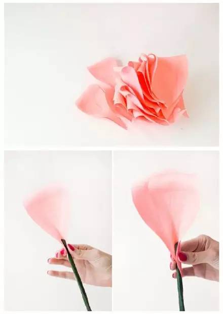 The hand-making process of roses (2)