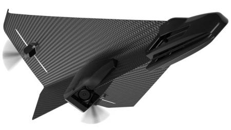 Carbon fiber remote-controlled paper airplane