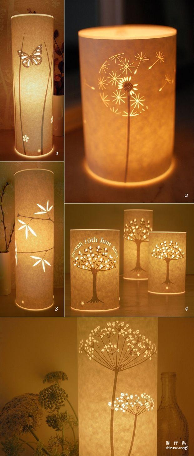 Several creative diy handmade home lighting decorations, very warm and romantic ~