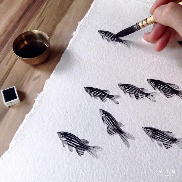 The girl who draws fish NIHARIKA HUKKU