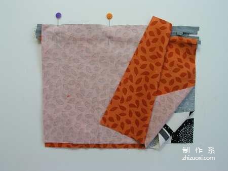 Handmade fabric art teaches you how to make a simple and practical zipper bag from scrap cloth