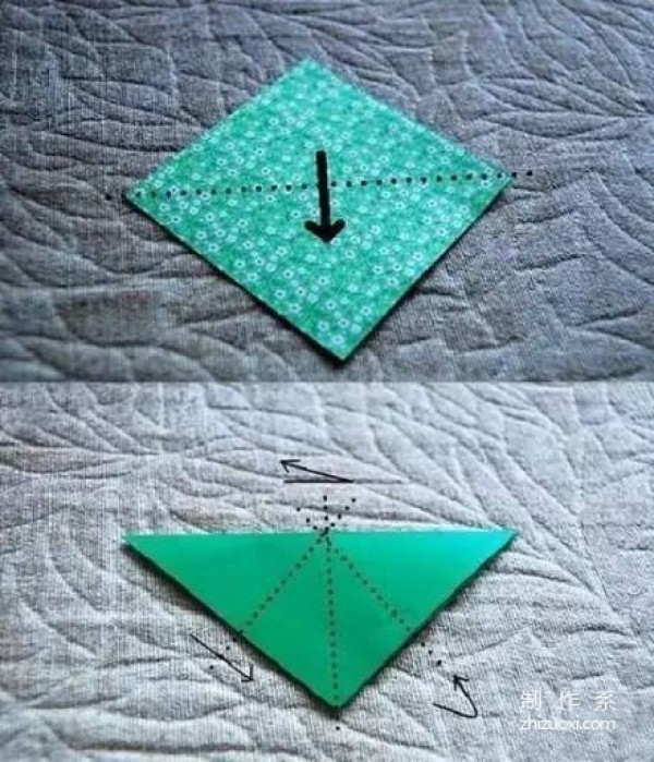 Cute and exquisite clover origami picture tutorial