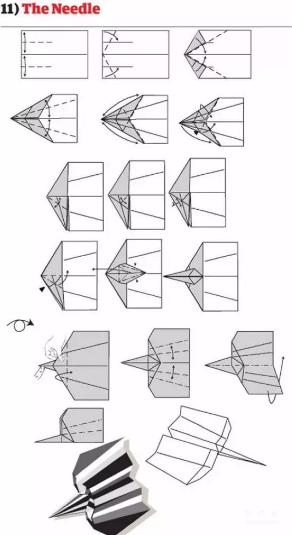 Twelve ways to fold paper airplanes