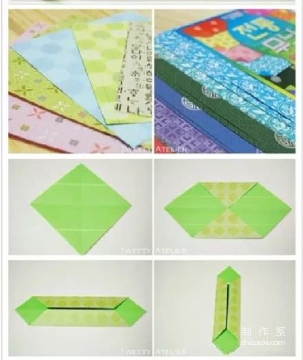 How to fold paper crane envelope