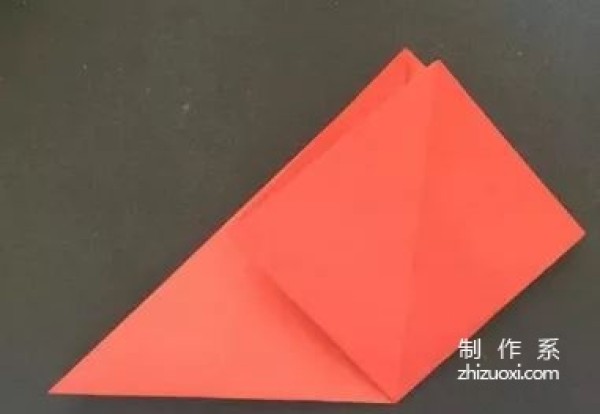 Simple origami tutorial for strawberry