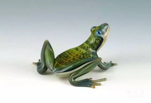 Colorful hand blown glass creatures