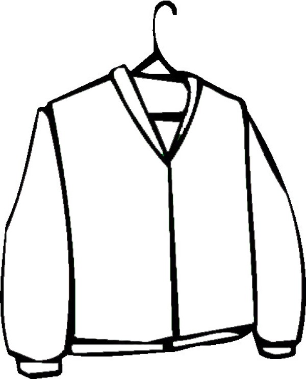 Simple drawing of a coat