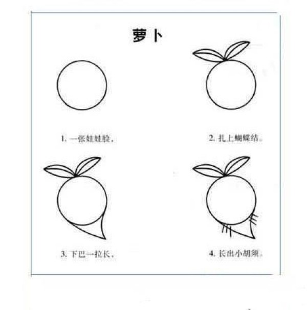 How to draw a radish simple drawing tutorial