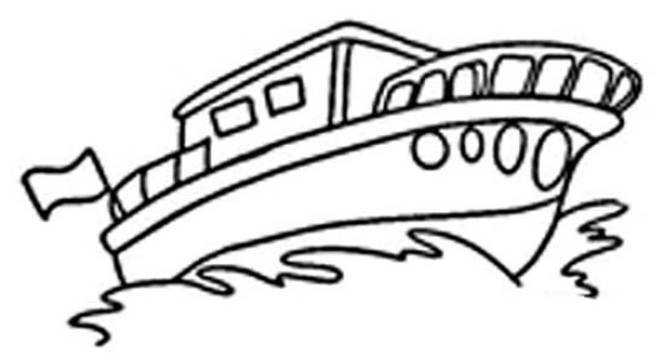 A complete picture collection of childrens simple drawings of ships on the sea