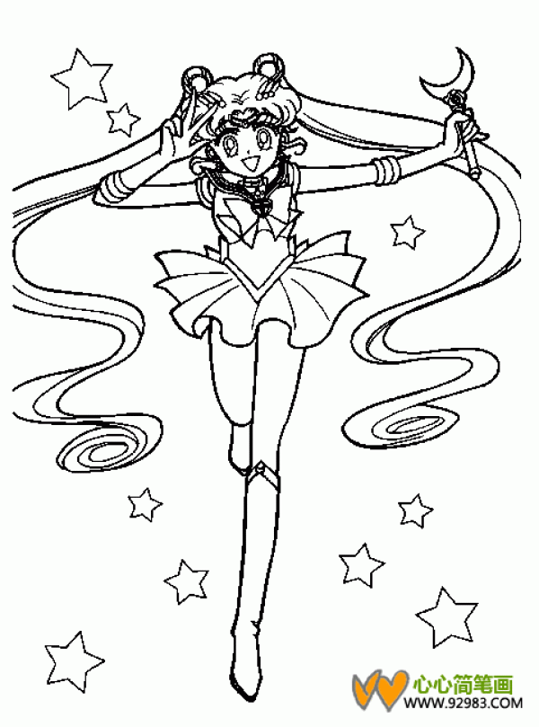 Sailor Moon simple strokes collection 1