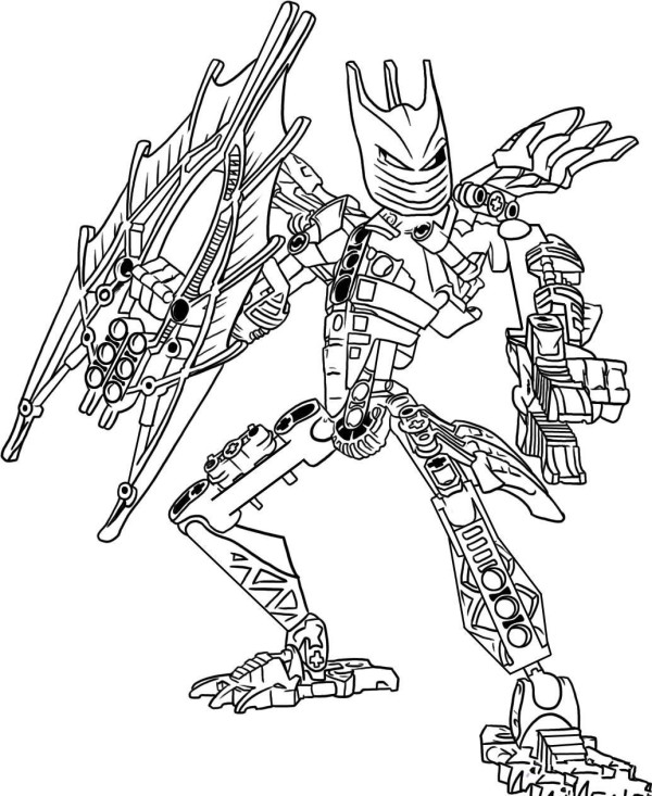 Lego Bionicle/Bionicle warrior simple drawing