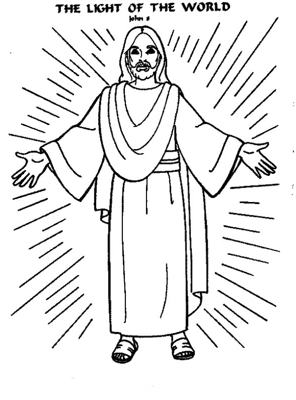 Jesus simple drawing