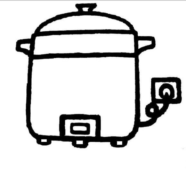 Rice cooker simple strokes