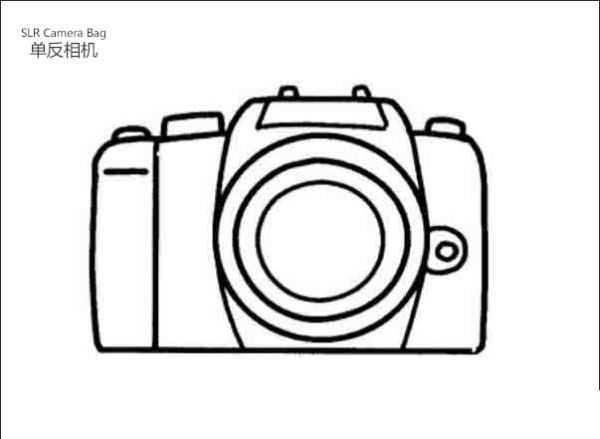 Simple strokes of SLR camera