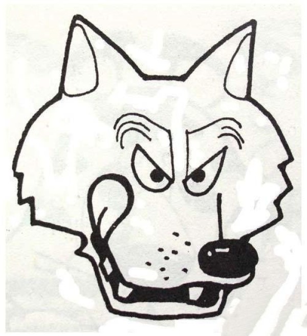 Big Bad Wolf Avatar Simple Drawing Picture