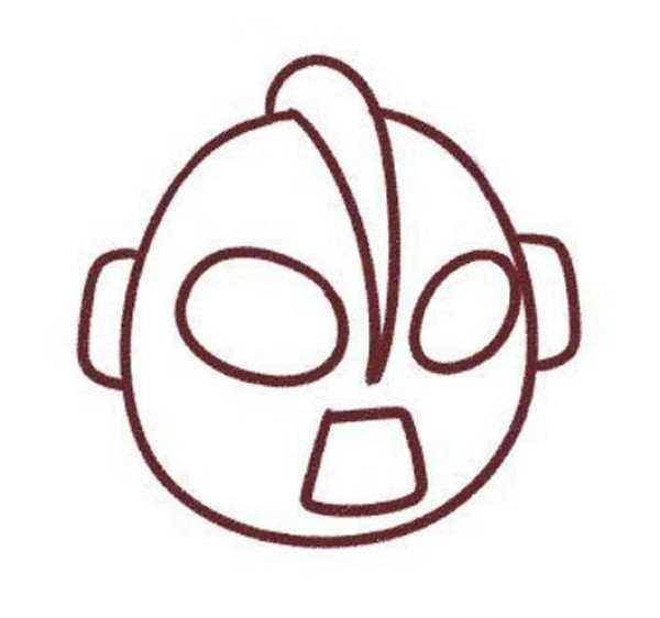 Ultraman avatar simple strokes picture