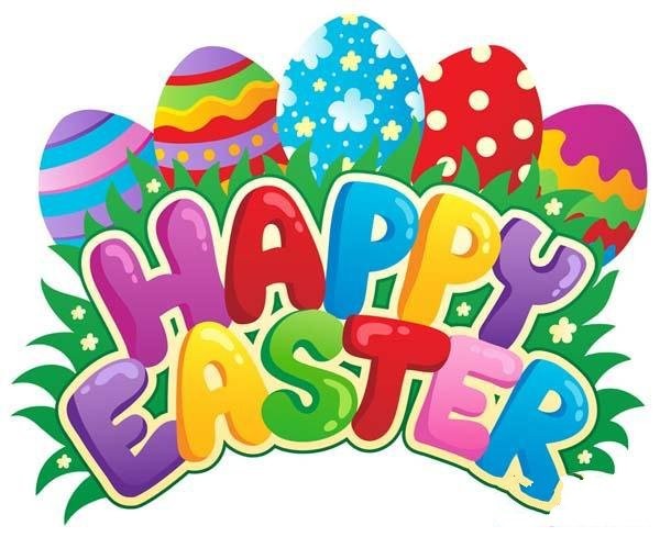 Colorful Easter simple drawing pictures