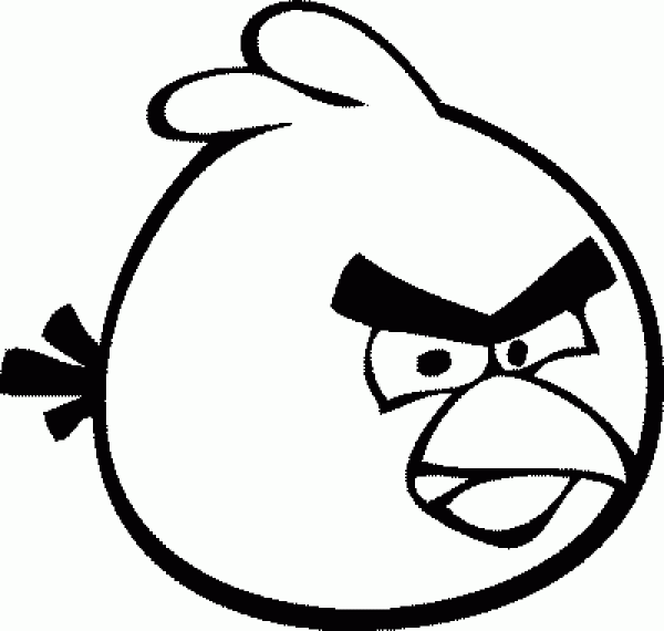 Angry Birds Simple Drawing