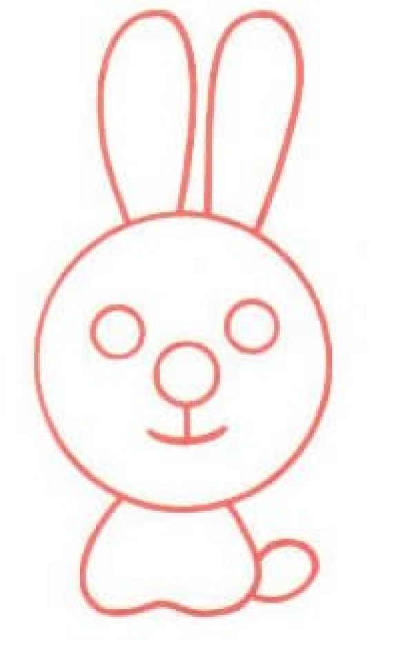 How to draw a bunny with simple strokes