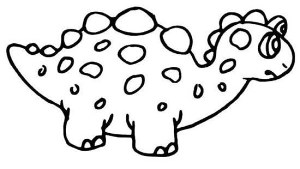 Cute dinosaur simple drawing pictures