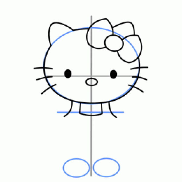 How to Draw Hello Kitty Simple Drawing